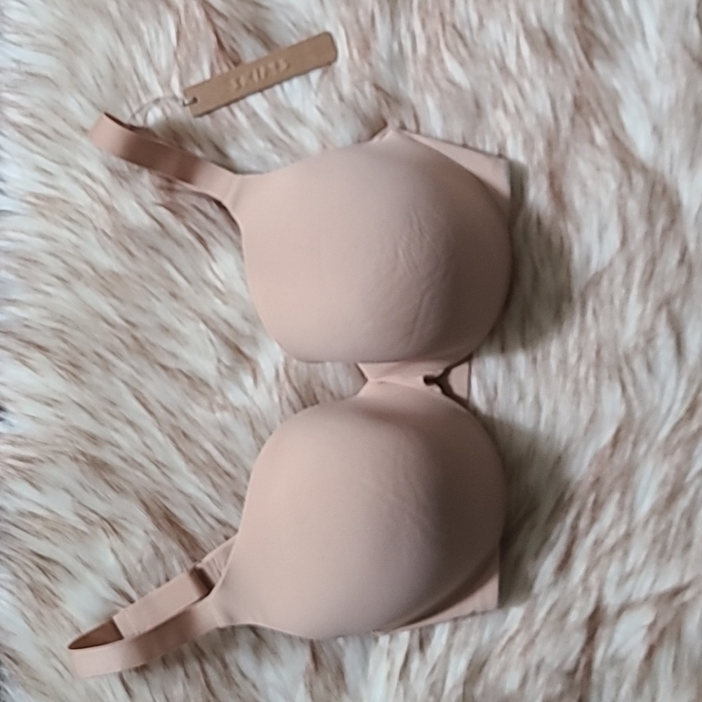 NWT SKIMS Smoothing Intimates Full Coverage Lightly Lined Bra Size 32DD Clay